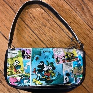 Vintage Mickey & Minnie Mouse Small Purse